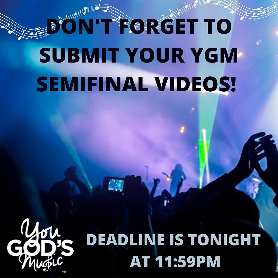Last reminder to submit your semifinal videos and testimonials by 11:59PM CST tonight!