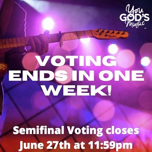 Semifinal voting closes in one week on Saturday June 27, 2020 at 11:59 pm CST!