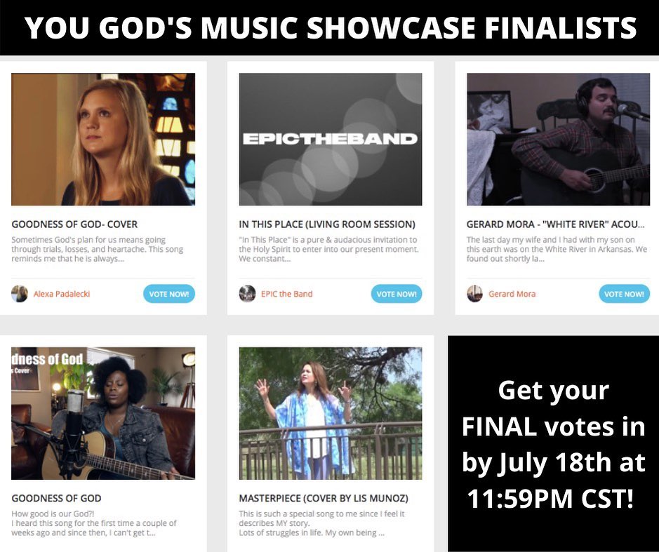ONE week left to vote for our Showcase Finalists!