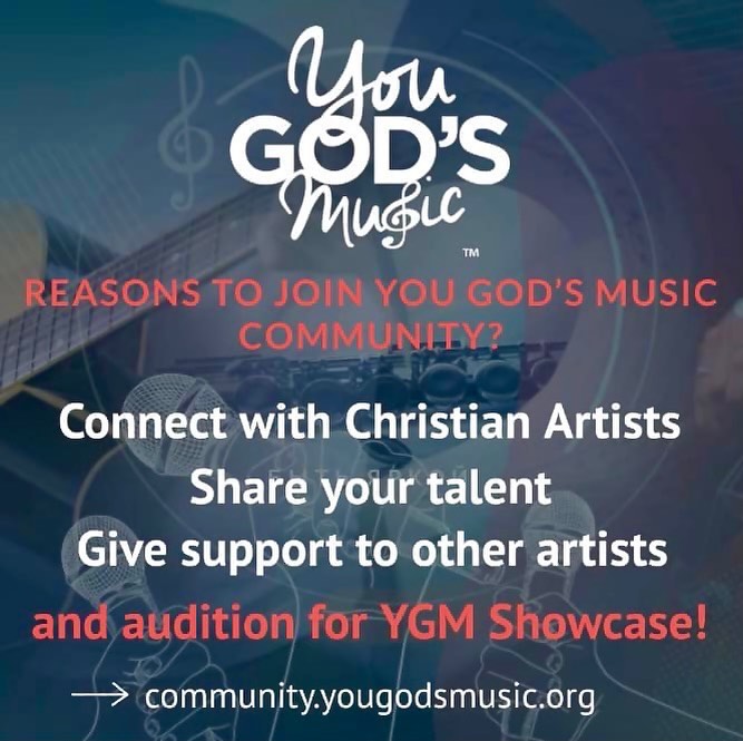 Consider auditioning for the You God's Music Showcase, where we invite all Christian artists and musicians!